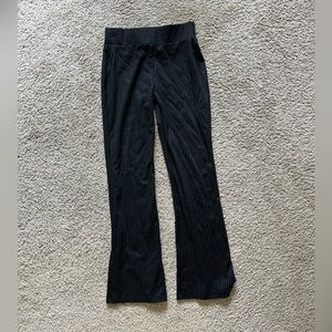 Black striped formal pants size Medium